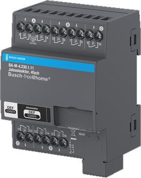 Busch-Jaeger Jalousieaktor, 4fach 230 V REG BA-M-4.230.1.11 - 2CDG510028R0021