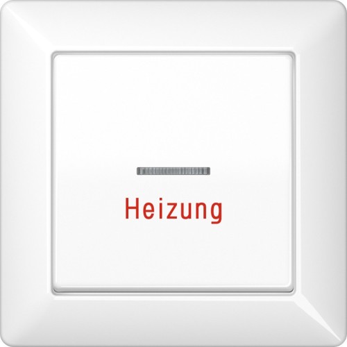 Jung Abdeckung Heiz/Nots.aws für Schalter AS 590 H WW - AS590HWW