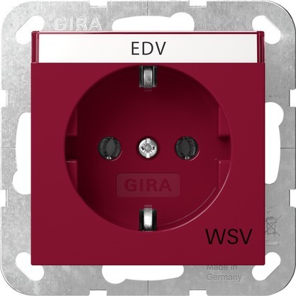 Gira Steckdose BSF Rot 4457108 - 4457108 günstig online kaufen