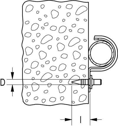 Fischer Deutschl. Einschlagnagel ED 18 - 79815