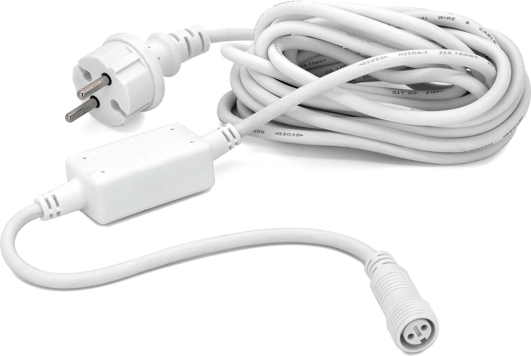 Hellum Zuleitung f. Lichterketten 5m weiß 555431 günstig online kaufen