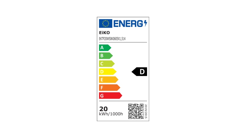 Eiko LED-Feuchtraumleuchte Tri-Proof LED 20W 5000K IP65 DV 5x1,5 2700lm