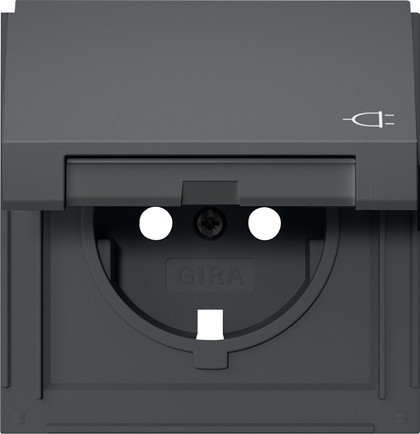 Gira Abd. SCHUKO-Steckd. KD TX_44 Anthrazit 492267 - 492267