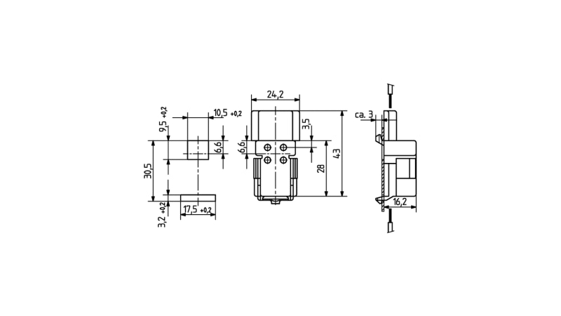 BJB Lampenfassung GR10q für CFL/TC-DD