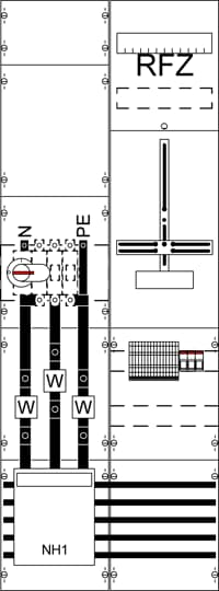 Striebel&John Komplettfeld mit Zählerkreuz WF29KF1M