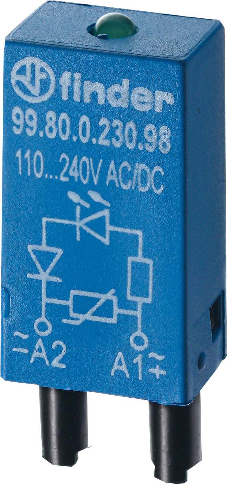 Finder LED rt + Diode 6..24VDC f.Fas. 94.82/83/84 99.80.9.024.90
