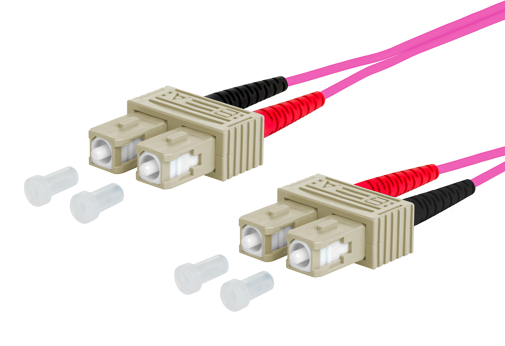 Metz Connect Duplexkabel SC/SC 50,0 OM4 1m 151S1EOEO10E