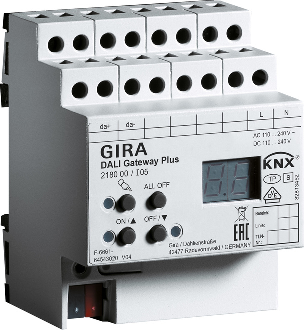 Gira DALI Gateway Plus REG 218000 günstig online kaufen