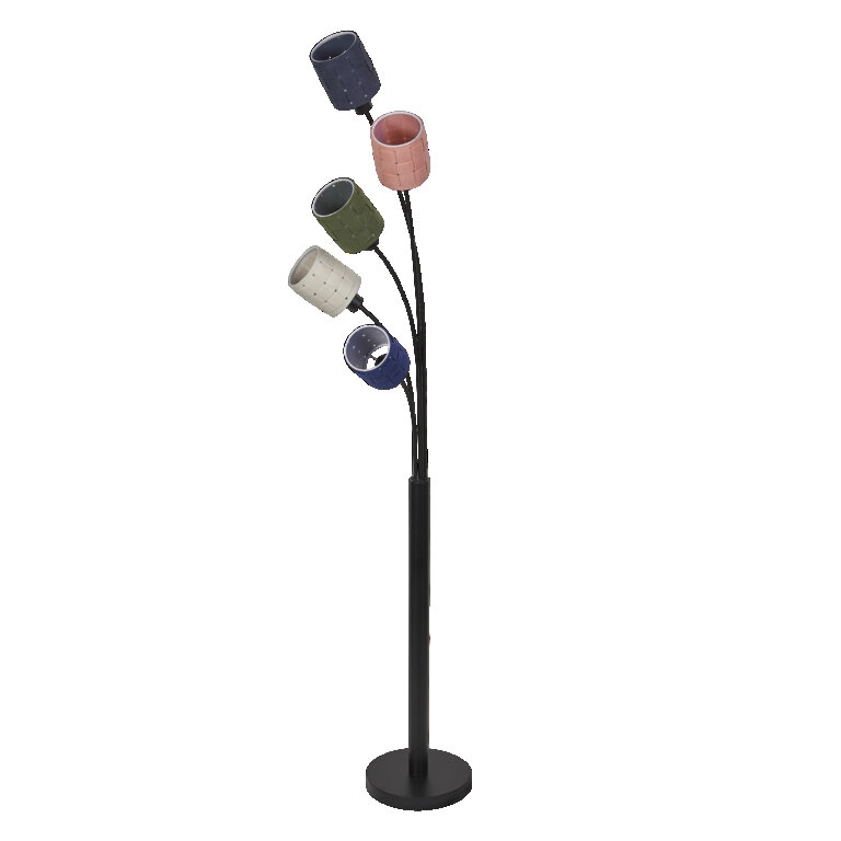 LEDVANCE Decor Felt Weaving Cans Floor 5XE14 Multicolor - 4058075839144 günstig online kaufen