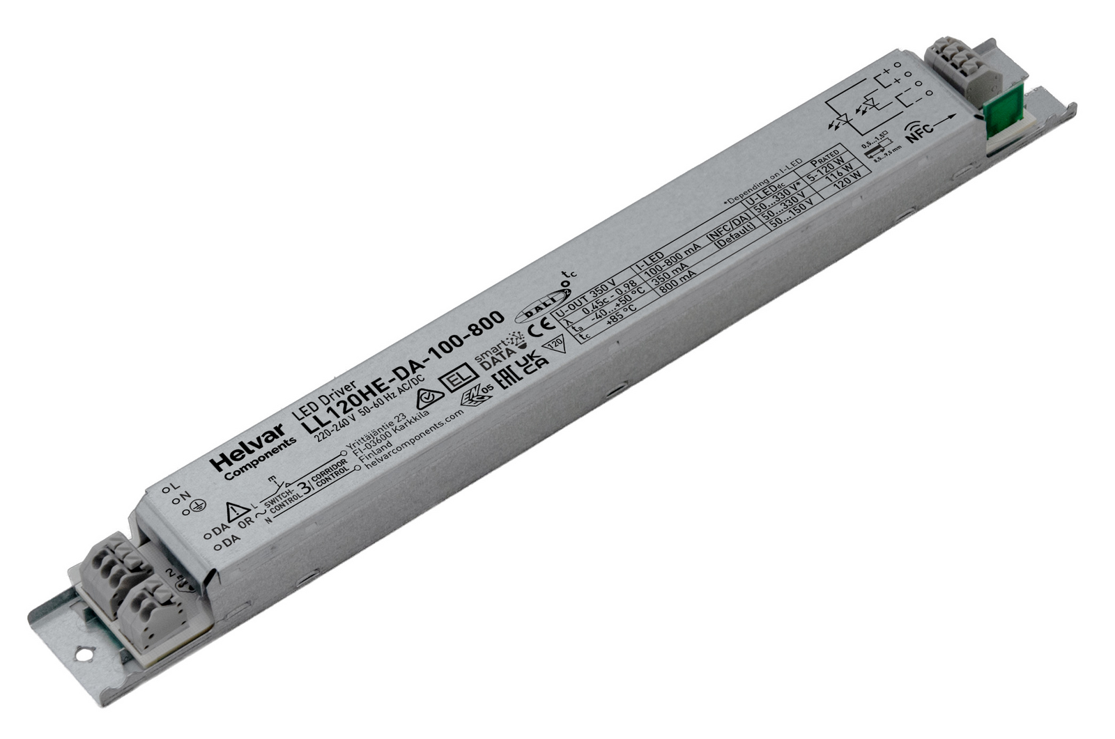 Helvar LED-Treiber LL120HE-DA-100-800 GEN2 - 5783006