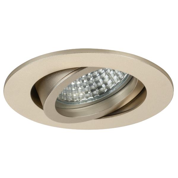 Brumberg recessed LED spotlight dim2warm, champagne matt, round - 12643633