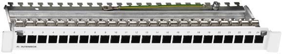 Rutenbeck UM-Patchpanel 24-Port PP-UMCat6Aiso24/24/1