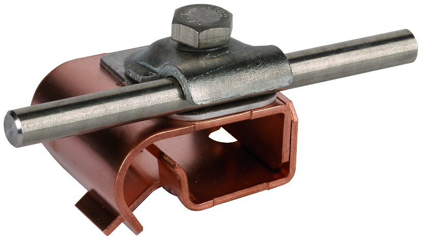 DEHN Zweimet.-Dachrinnenklemme Cu-St/tZn f.Rd6-10 ZMDRKKB610 #339167