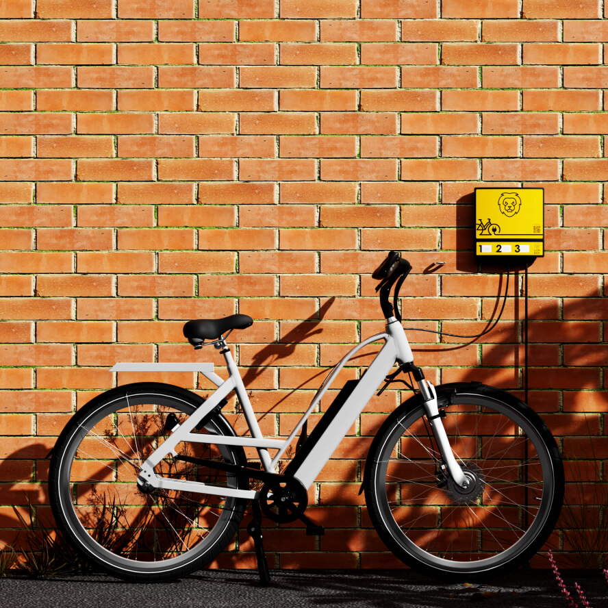 ONgineer LiON box S_BO-RO-YA – raumsparende universelle 36 V E-Bike-Ladestation (Wallbox) - 21107000000000000