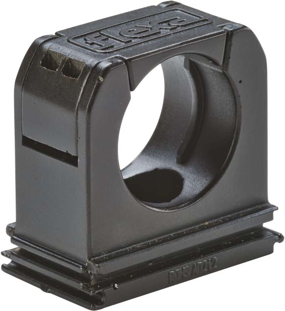 Flexa Schlauchhalter Kunststoff RQS AD21,2sw - 15030020216