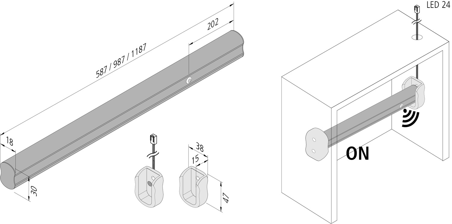 Hera LED-Trafo 350mA/5W 20604002701