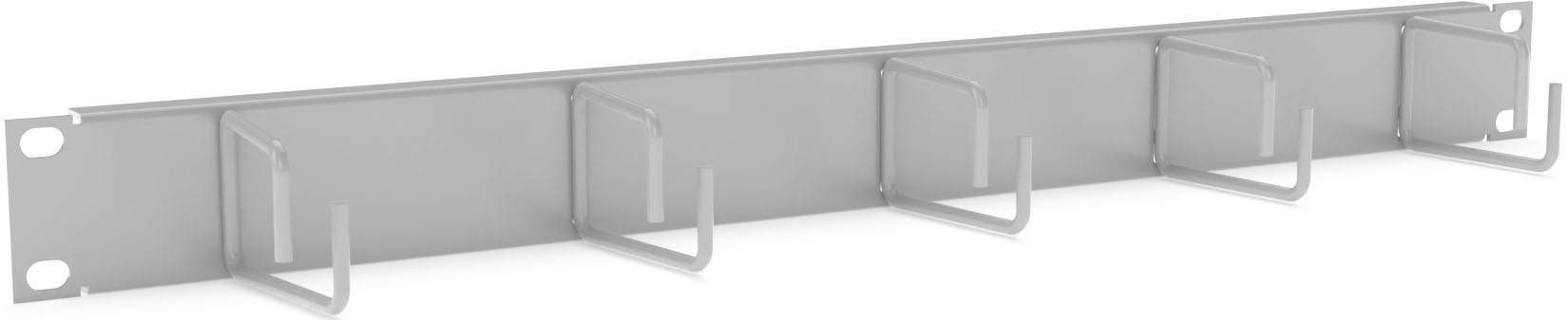Enoc 19Zoll Querrangierpanel 1HE grau TFP 01-RAL 7035