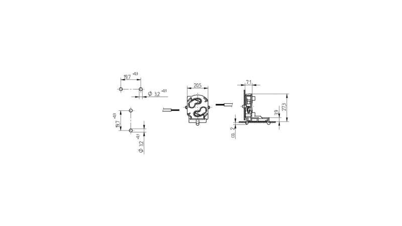 BJB Starter holders for fluorescent lampholders - 26.515.5311.50