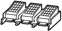 Eaton IP2X Fingerschutz f. BG2 4p. NZM2-4-XIPK