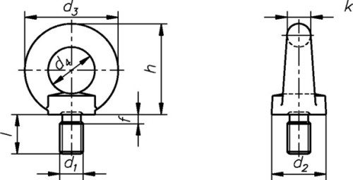 Dresselhaus Ringschraube C 15 E DIN580 0639/000/99 6 - 0639/000/99 6