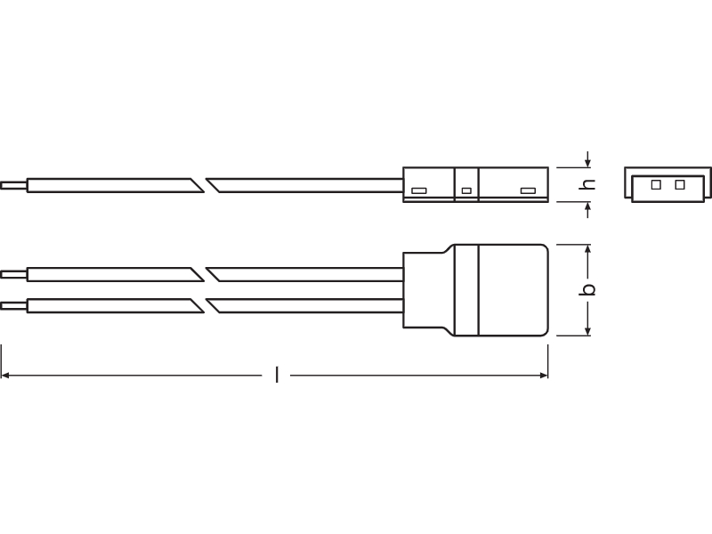 Ledvance Verbinder für LED-Strips Performance Class -CP/P2/500/P - 4058075272958