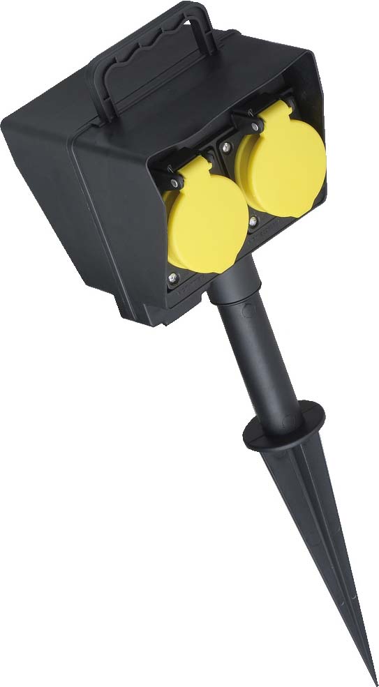 Bachmann Gartensteckdose 2,00m sw 394.180 - 394180 günstig online kaufen