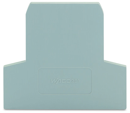 WAGO GmbH & Co. KG Abschlußplatte grau 281-311