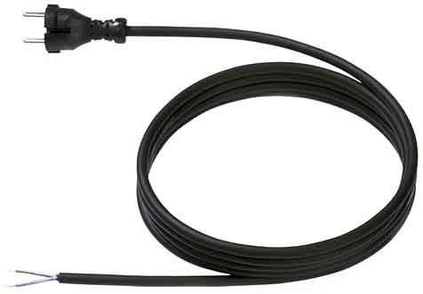 Bachmann Konturen-Zuleitung Gummi 3m,sw 246.185 - 246185