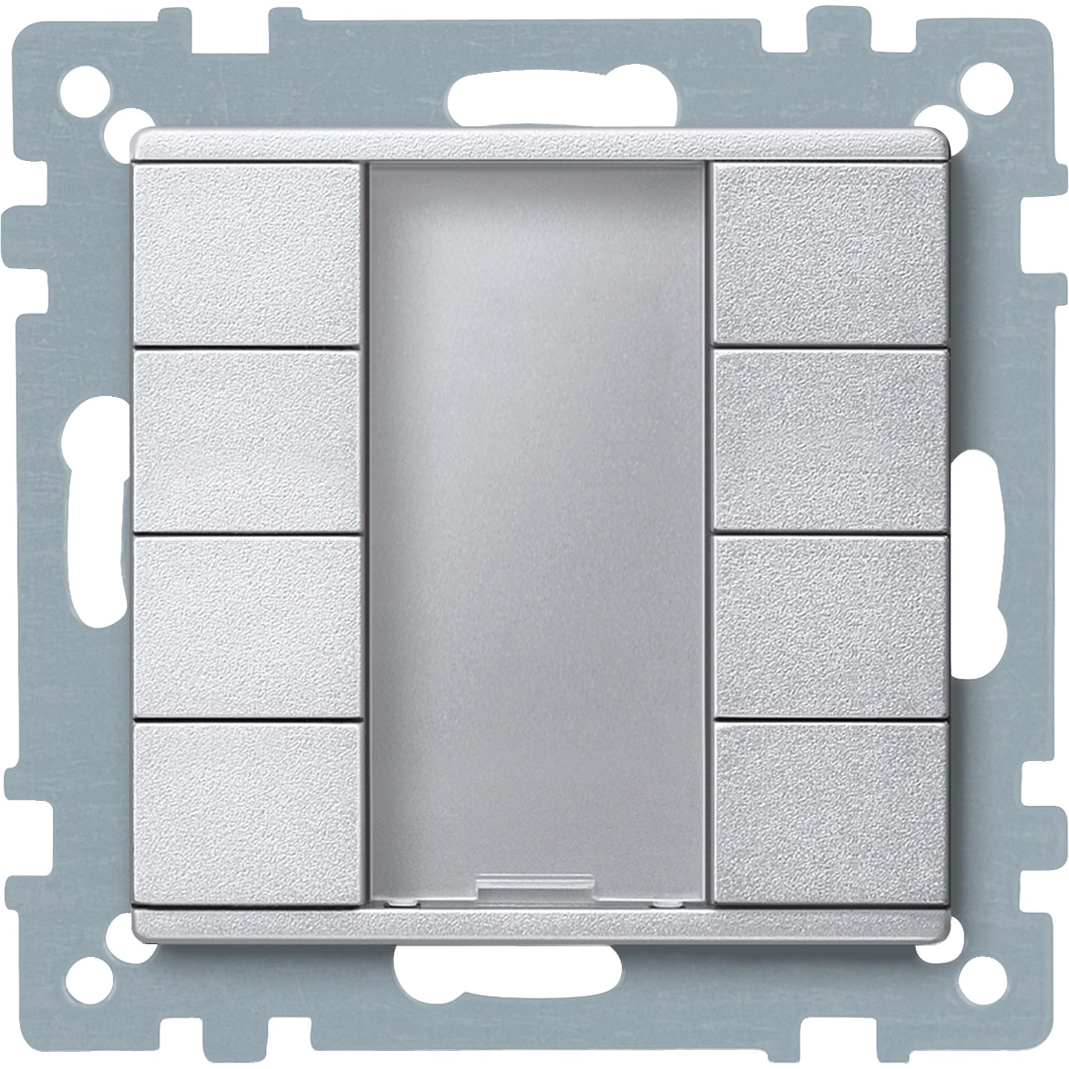 Merten Taster 4f. plus alu 627860