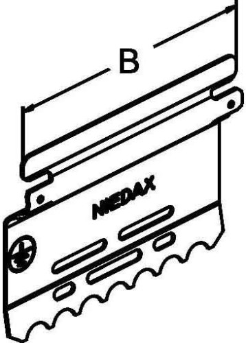 Niedax Stoßstellenverbinder LST 80 E3 - LST 80 E3
