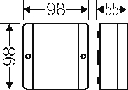 Hensel Kabelabzweigkasten 1,5-4qmm 3ph. 6qmm DE 9345