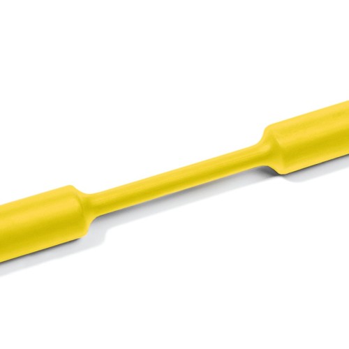 HellermannTyton Warmschrumpfschlauch 2:1 gelb 100 m Rolle 309-20324(100) - 309-20324