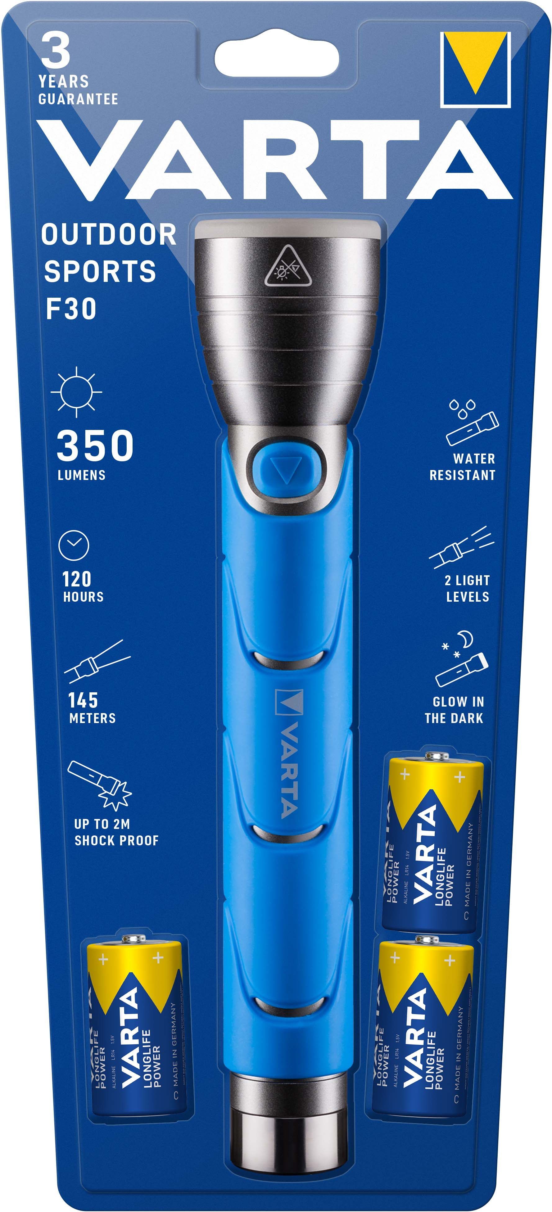 Varta Cons.Varta Leuchte Outdoor Sports F30 inkl. 3C 18629