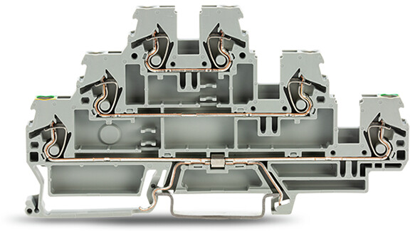 WAGO GmbH & Co. KG Dreistockklemme 0,08-2,5/4qmm PE/L/L 870-577