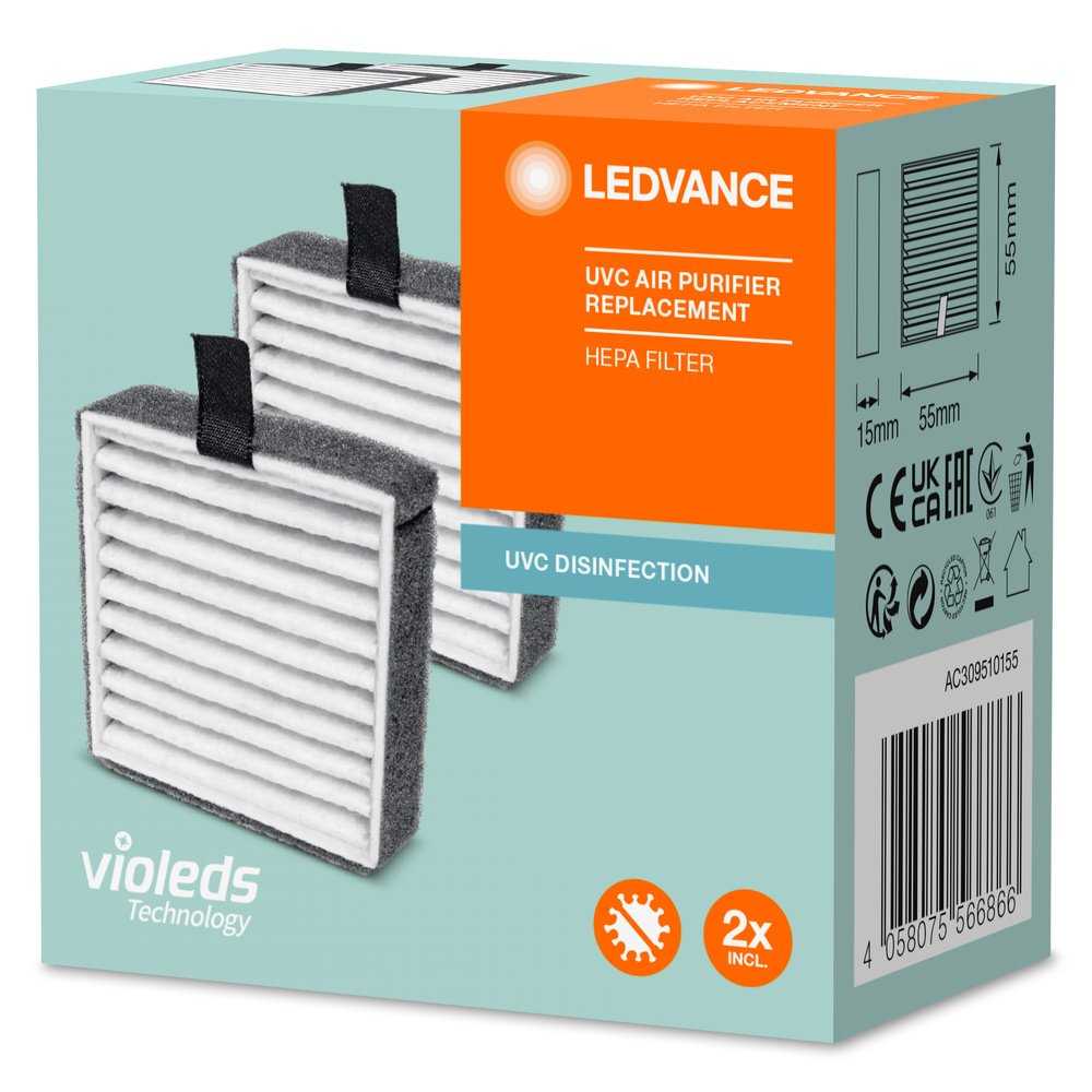 Ledvance Gadget UVC HEPA AIR PURIFIER REPLACEMENT FILTER FILTER - 4058075566866