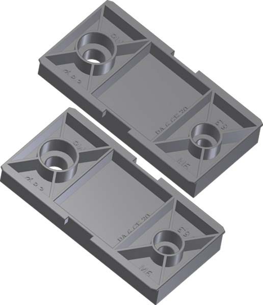 Bachmann Steckdosenleiste Kunststoffhalterset 509.000 günstig online kaufen