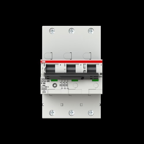 ABB Stotz S&J Haupleitungsschutzschalter 50A E 25kA 3P S753DR-E50 - 2CDH783001R0502