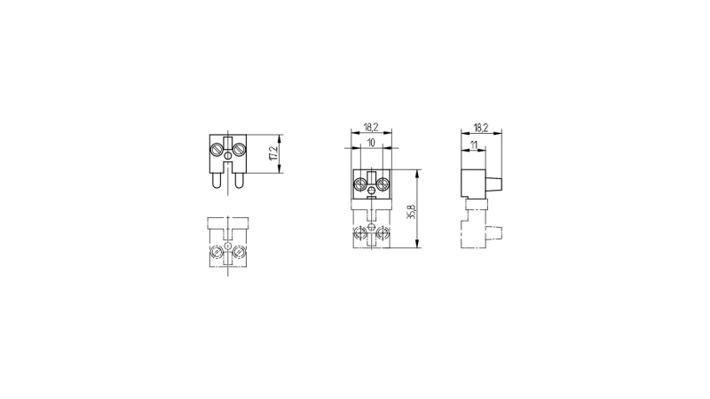 BJB 2-pole connectors - 48.281.7200.80