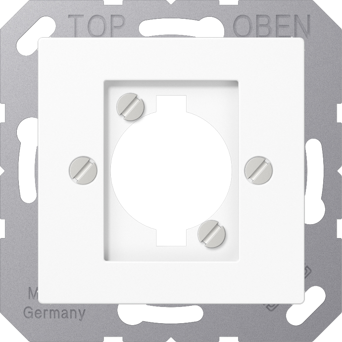 Jung Abdeckung f. XLR-Steckdose alpinweiß A 568 BF WW günstig online kaufen