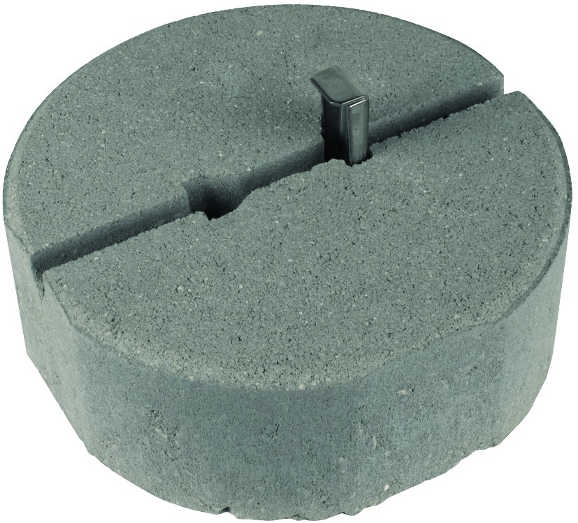 DEHN Betonsockel Set C45/55 m.Keil D240mm BES85KGKT1016D240SET