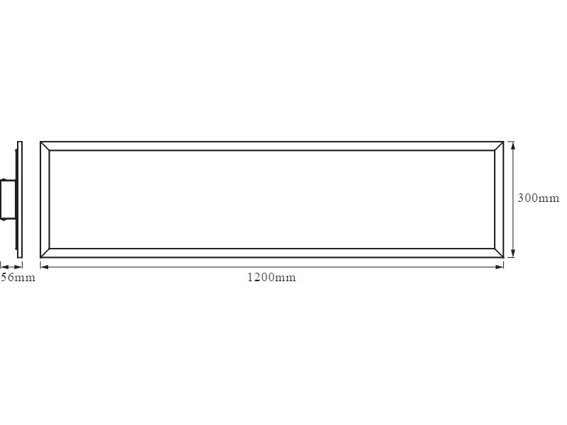 Ledvance LED-Panelleuchte SMART+ Planon Plus RGBW 1200X300 - 4058075525290