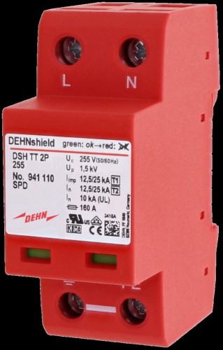 DEHN Kombi-Ableiter TT/TN-Systeme DSH TT 2P 255 - 941110