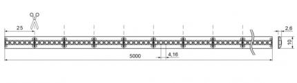 Weloom LED-Tape 4100K 1380 Lumen 14,4W 24V 5m 10mm IP62