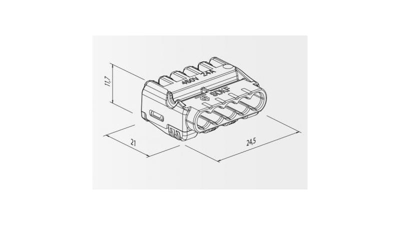 Electro Terminal Connecting terminal SDKF 5 TR-AN - 900567