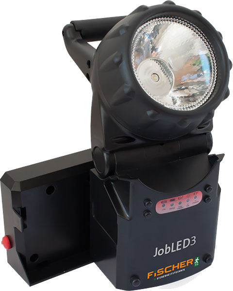 Fischer LED-Handscheinwerfer mit Notlichtfunktion JOBLED2.V3