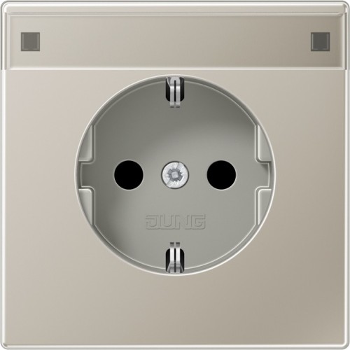 Jung SCHUKO-Steckdose edelstahl ES 1520 NA - ES1520NA günstig online kaufen