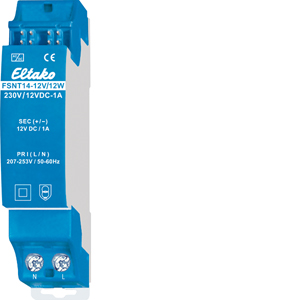 Eltako Schaltnetzteil 12V/12W FSNT14-12V/12W - 30014062 Eltako Schaltnetzteil 12V/12W FSNT14-12V/12W - 30014062
