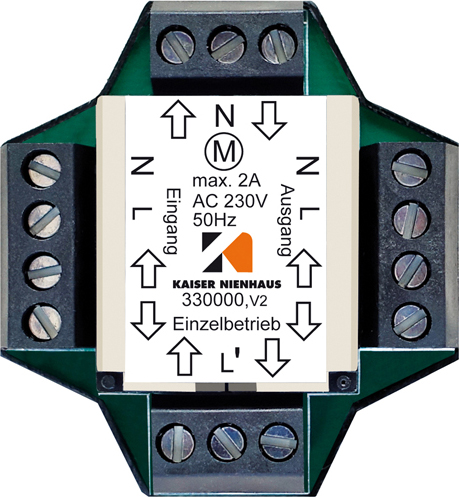 Kaiser Nienhaus Mehrfachsteuerrelais EB 230V f. 2 Motoren 330000