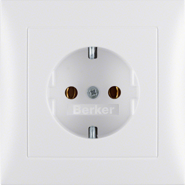 Berker Schuko-Steckdose pws/matt mit Abdeckplatte 47429909 günstig online kaufen