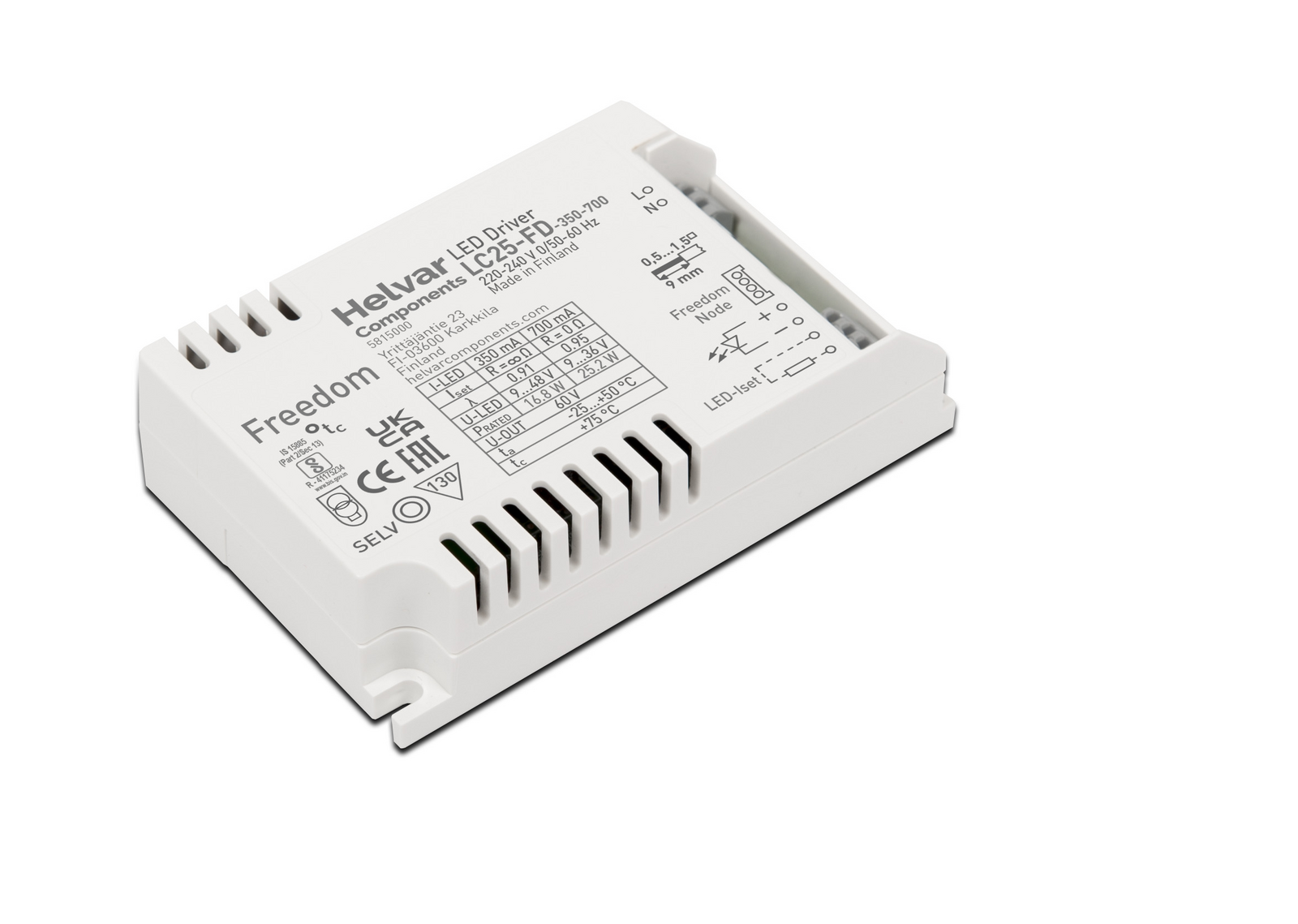 Helvar LED-Treiber LC25-FD-350-700 - 5815000